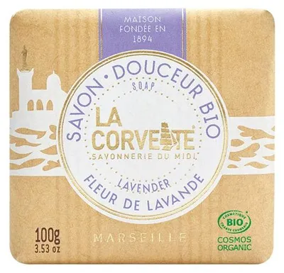 Immagine prodotto di Sapone profumato biologico - fiori di lavanda 100g