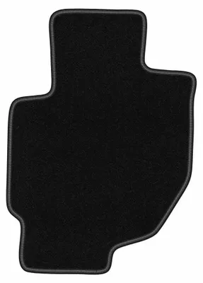 Produktbild von Fahrermatte Velours für Honda CR-V I 1995-2001 (SUV) – 1-tlg, Schwarz, passgenau – Wielganizator BASIC