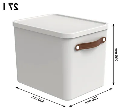 Produktbild von Maloja 4er-Set Aufbewahrungsbox 27l mit Deckel (Weiss)