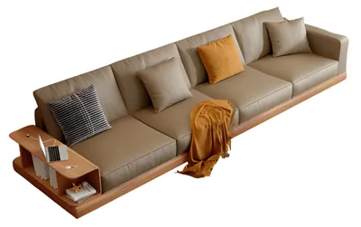 Produktbild von Modernes 4-Sitzer stilvolles Sofa Beige Designer Couch Wohnzimmer