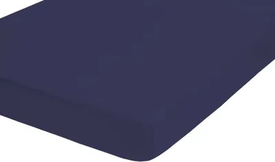 Produktbild von biberna Jersey-Elastic-Spannbetttuch 0077866 color: marine, size: 1x 180x200 cm - 200x220 cm