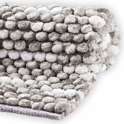 Obrázok produktu pre ETÉREA® Kúpeľňová predložka 50x80cm VANI Grey [FLEETABLE & WASHABLE] - Rýchloschnúca podložka do vane - Kúpeľňová predložka - Kúpeľňová rohožka - Kúpeľňová predložka s vysokým vlasom, umývateľná - Kúpeľňový behúň - VHODNÝ NA PODLAHOVÉ OHREVY
