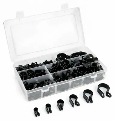 Produktbild von 200 Stück Nylon-Kabelbinder – Kunststoff-Kabelklemmen für die Kabelorganisation