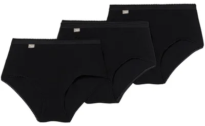 Zdjęcie produktu dla Playtex Majtki damskie Basic, bawełna, model Maxi, zestaw 3 sztuki