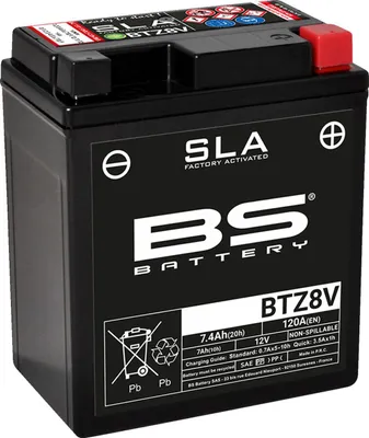 Image de BS BATTERY SLA Batterie sans entretien activée en usine - BTZ8V