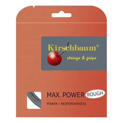 Produktbild von Kirschbaum Tennissaite Max Power Rough 12m anthrazit, 105260217600006
