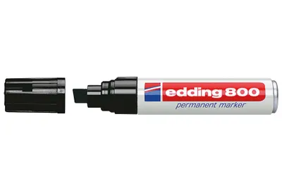 Produktbild von Edding 800 schwarz 4-12mm Keilspitze permanent