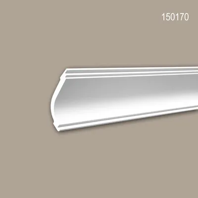Produktbild von PROFHOME 150170 Eckleiste aus Polyurethan Deckenleiste Stuckleiste 2 m