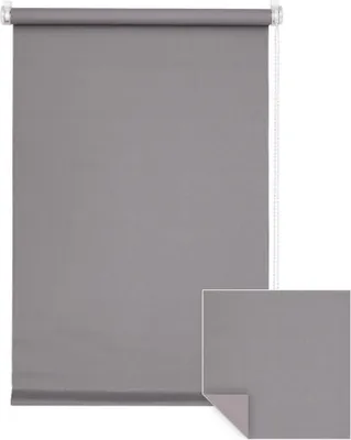 Produktbild von Victoria M. Klemmfix Verdunkelungsrollo, 90 x 230 cm, grau