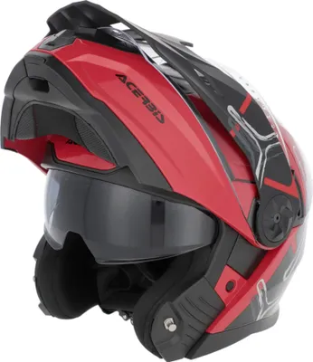 Zdjęcie produktu dla Kask modułowy ACERBIS P/J Rider Graphic Shiny Red Black rozmiar S