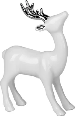 Produktbild von Hirsch Deko Tier Figur Garten Skulptur Statue Rentier Elch Reh Bock Geweih Büste