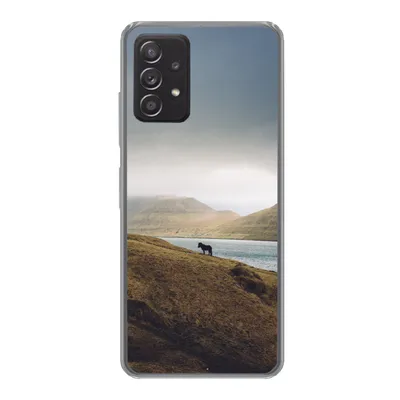 Produktbild von MuchoWow® Handyhülle Schutzhülle Hülle für Samsung Galaxy A33 5G Pferd - Berg - Landschaft Silikon Softcase Handy Hülle - Kartenhalter