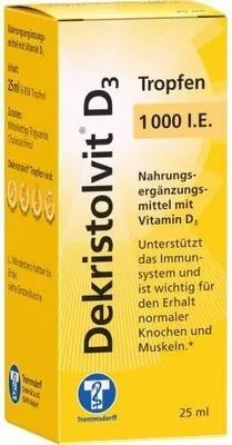 Produktbild von Dekristolvit D3 1000 j.m. krople 25 ml