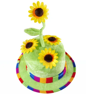 Produktbild von Hut Sonnenblumen aus Samt