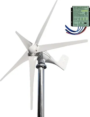 Obrázok produktu pre Generátor veternej turbíny, výkon 3000W, MPPT off-grid systém, 24V, s MPPT regulátorom, 3000W