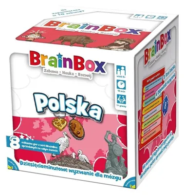 Zdjęcie produktu dla Gra BrainBox Polska druga edycja edukacyjna