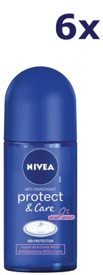 Produktbild von 6x Nivea Deo Roll-on - Protect & Care 50 ml