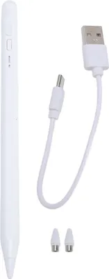 Immagine prodotto di Penna stilo per touchscreen, alta precisione, sensibilità, penna per tablet, schermi Android, dispositivi, Bluetooth, con 2 punte