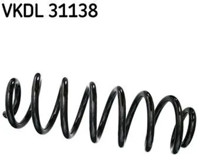 Produktbild von SKF VKDL 31138 - OE 3C0 511 115 AJ Fahrwerksfeder, Hinterachse für Altea (5P), Passat (365, 362)