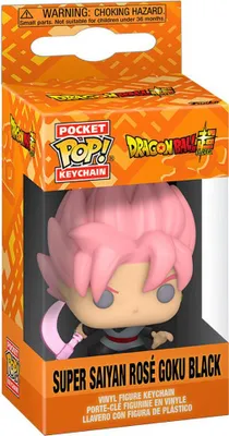 Immagine prodotto di Funko POP Portachiavi tascabile in vinile - Dragon Ball Super Super Saiyan Rose Goku Nero - 4cm