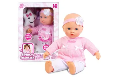 Imagen del producto de Lalka Natalia, "Bebé Dormido", 38 cm, modelo 2507