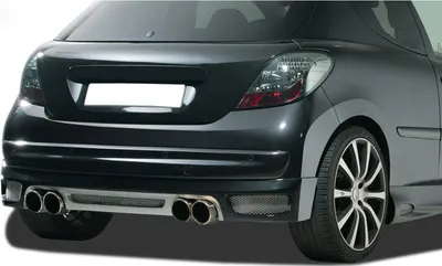Produktbild von RDX Heckschürzenansatz für Peugeot 207 2006-2023 ABS