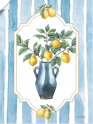 Produktbild von ARTland Poster Le Citron I Größe: 60x80 cm