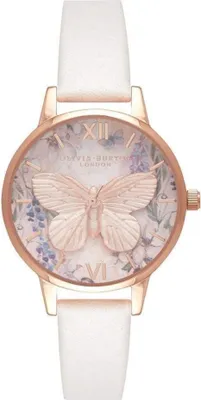 A close-up studio shot of a women's watch.