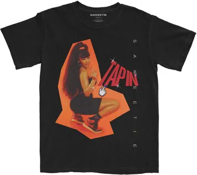 Immagine prodotto di Saweetie - Maglietta media unisex Tapin - Nero