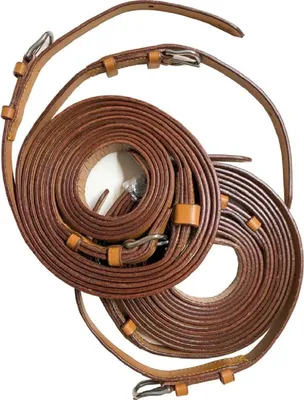 Produktbild von Fahrleine für Zweispänner, Leder Größe (Pferd) - Pony