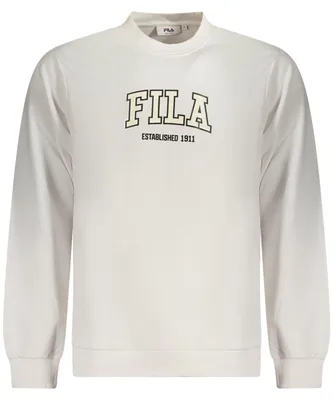 Produktbild von Herren-Sweatshirt Weiß Baumwolle Regular Fit mit Logo-Druck