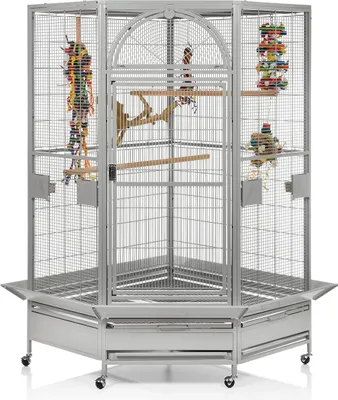 Produktbild von Montana Denver II corner light Papageienkäfig für kleine Papageien