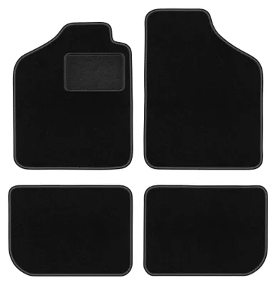Imagen del producto de Alfombrillas de moqueta para Fiat Uno 1983-2001 (hatchback) – juego de 4 piezas, negras, a medida – Wielganizator LUX