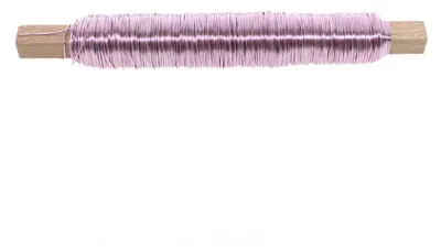 Produktbild von Deko Lackdraht 0,5 mm 100 g Bindedraht Basteldraht Wickeldraht Dekodraht lavendel