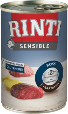 Produktbild von Rinti Sensible Ross, Hühnerleber & Kartoffel 400g