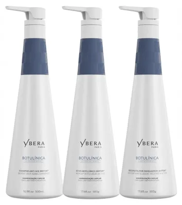 Produktbild von Ybera Biotox Haarbotox Set 3 Schritte Regeneration - 3x500ml