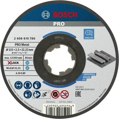 Produktbild von PRO Metal X-Lock Trennscheibe, 115 x 2.5 x 22.23 mm, gerade