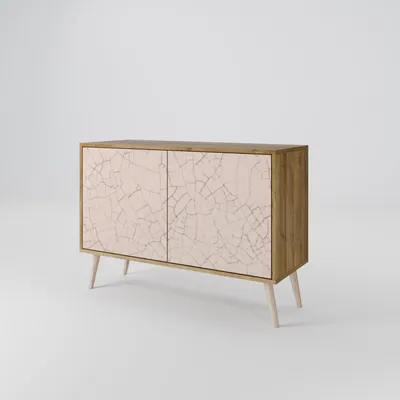 Immagine prodotto di Cassettiera Spacerebels a 2 ante - credenza cassettiera - credenza alta - mobile guardaroba - soggiorno camera da letto - 57,5×111×42 (HxLxP)