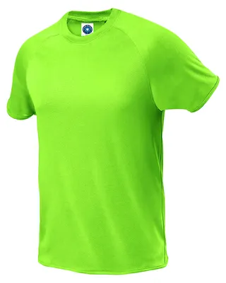 Image de Starworld - T-shirt pour homme, sport LT4124 (M) (vert fluorescent)