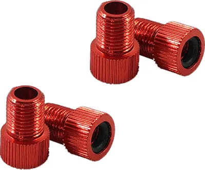 Produktbild von 4Pcs Presta zu Schrader Ventiladapter Fahrrad Fahrrad Fixed Gear Reifenstecker rot
