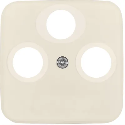 Immagine prodotto di Busch Jäger BJ Duro 2000 SI disco centrale bianco crema 3 fori SAT 1743-03-212