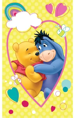 Produktbild von Jerry Fabrics JERRY FABRICS Babyhandtuch Winnie the Pooh Smile Baumwolle - Frottee, 50/30 cm