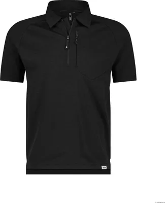 Produktbild von DASSY Poloshirt MADIDI Reißverschluss Gr. L  schwarz