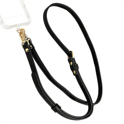 Productafbeelding van Selencia Crossbody telefoonkoord - Zwart