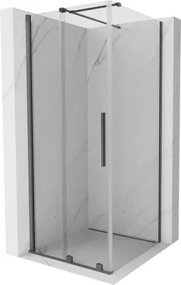 Obrázok produktu pre Mexen Velar sprchový kút posuvný 90 x 90 cm, transparentný, gun metal - 871-090-090-01-95