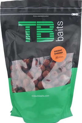 Zdjęcie produktu dla TB Baits Boilie Orient Shrimp 1kg 20mm