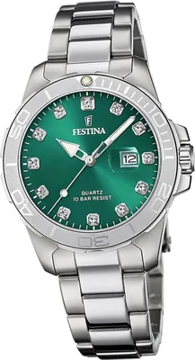 Image de Festina acier inoxydable femme montre bracelet argent casual D2UF20503/7