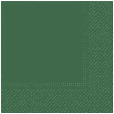 Produktbild von Servietten, 3-lagig, Hollygrün, 33 cm x 33 cm, 20 Stück.