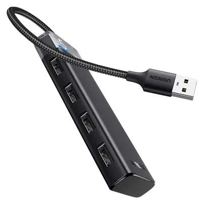 Obrázok produktu pre Ugreen 15548, USB 3.2 Gen 1 (3.1 Gen 1) Type-A, USB 3.2 Gen 1 (3.1 Gen 1) Type-A, 5000 Mbit/s, ChromeOS, 106,5 mm, 39,5 mm