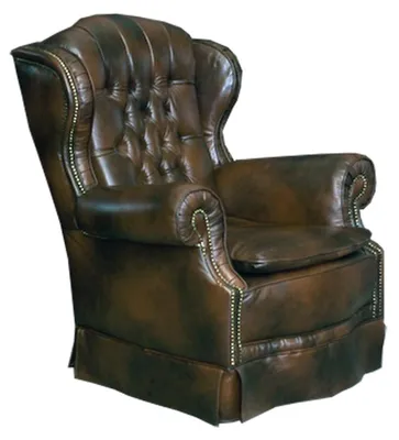 Obrázok produktu pre Chesterfield Sessel Ohrensessel Fernsehsessel Couch Relax Leder Sofa Sitzer